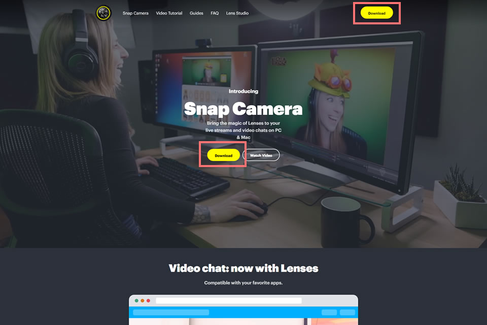 Snap Camera公式サイト
