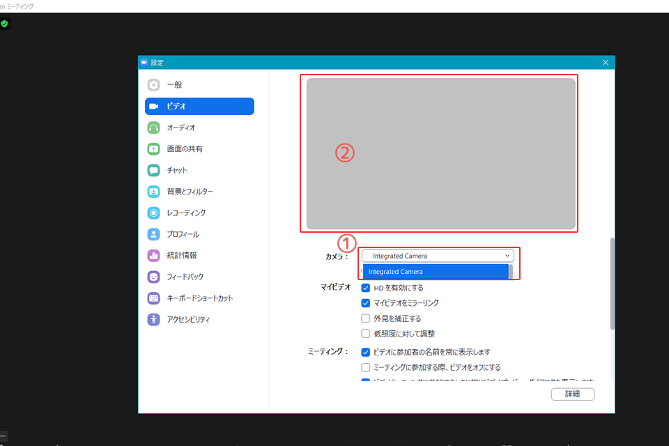 映像トラブル Zoomでカメラ映像が映らない時の対処法 Web会議deどうでしょう